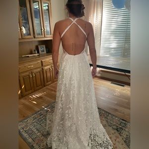 Wedding Dress- Floral Lace Design